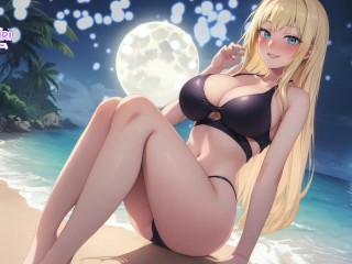 i’ll make you cum under the moonlight - - Vtuber JOI ASMR Audio