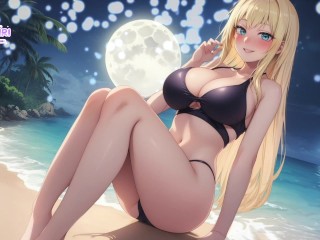 i’ll make you cum under the moonlight - - Vtuber JOI ASMR Audio