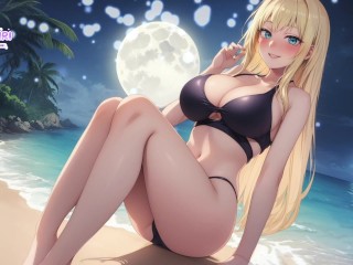 i’ll make you cum under the moonlight - - Vtuber JOI ASMR Audio