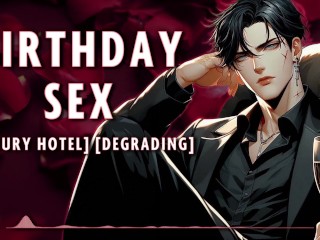 Birthday Sex | Male Moans | Deep Voice | Dirty Talk (Audio Erotica For Women) [M4F]