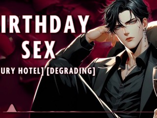 Birthday Sex | Male Moans | Deep Voice | Dirty Talk (Audio Erotica For Women) [M4F]