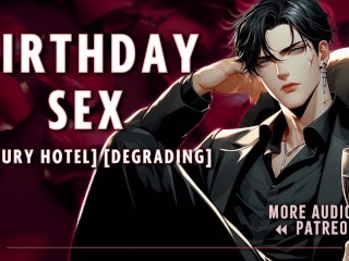 Birthday Sex | Male Moans | Deep Voice | Dirty Talk (Audio Erotica For Women) [M4F]