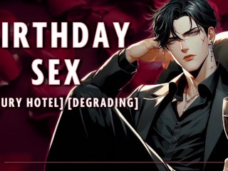 Birthday Sex | Male Moans | Deep Voice | Dirty Talk (Audio Erotica For Women) [M4F]