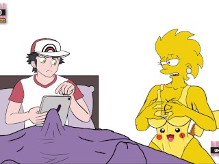 Ditto Fucking like LISA SIMPSON of THE SIMPSONS with Pokemon cosplay Hentai parody Big ass boobs