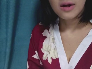 【オナサポ　ASMR】同人声優の実写付きオナサポボイス　和服お姉さんの甘々射精カウントダウンオナサポ　後半