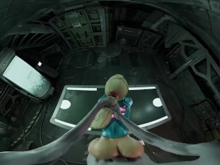 Fucking and Pulling Samus' Hair
