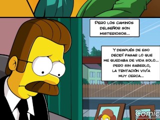 Los Simpson: El pasatiempo de Marge y Ned