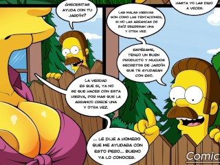 Los Simpson: El pasatiempo de Marge y Ned