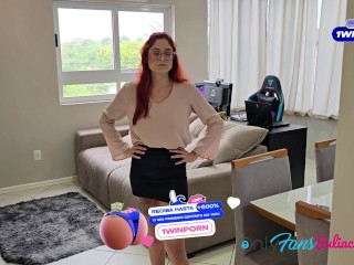 Stepsister decided to surprise her boyfriend, but stepbro fucked her big ass first - Julia Goddess