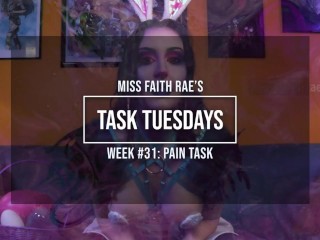 An Aching Task for Painful Pleasures - Miss Faith Rae’s Femdom Audio BDSM Pain Instructions - HD 108