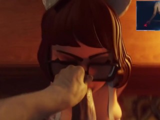 Scooby Doo Velma Make Perfect Blowjob in Ghosts House