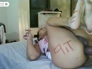 BIG DICK ANAL GAPE FUCK HARDCORE EBONY SMOKE HOT