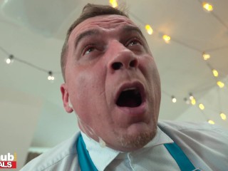 FAKEhub - Hot MILF milks a cock with her pussy and makes her asshole wink