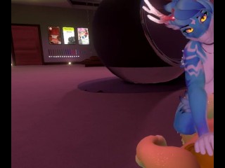 Vrchat | the buuny gets so horny when we are alone