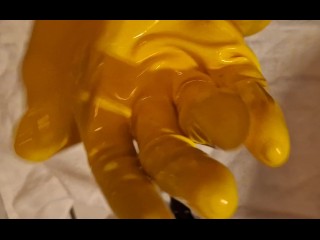 Dreamofevolutionvip.de New Yellow Latex gloves