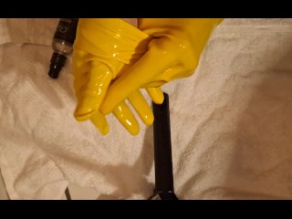 Dreamofevolutionvip.de New Yellow Latex gloves