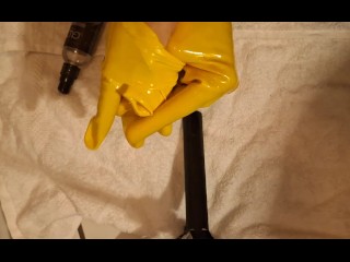 Dreamofevolutionvip.de New Yellow Latex gloves