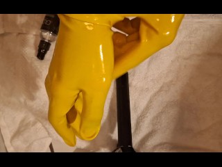 Dreamofevolutionvip.de New Yellow Latex gloves