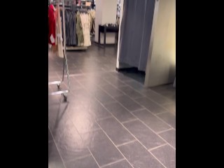 My dirty hot stepmom in fitting room show all her holes and sent this video to my school friends