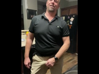 Bull Cock Serving your Hotwife my Meat Slab and House Made Dressing while I make Burgers LOL