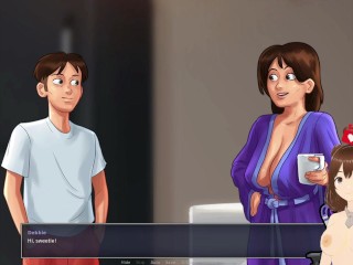 Summertime saga 2 #6 - Busty Milf receives bad news - Jazziuu - Gameplay