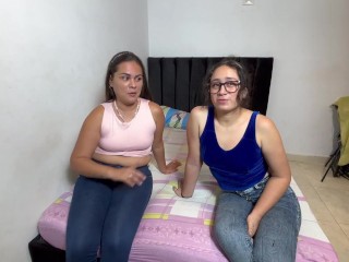 PAREJA DE DESCONOCIDAS TERMINA TENIENDO SEXO LESBICO A CAMBIO DE DINERO