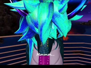 This is a nice view right? We're up pretty high, why don't we have a nice fuck? [Subtitles]