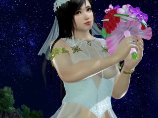 Dead or Alive Xtreme Venus Vacation Kokoro Mini Wedding Dress Nude Mod Fanservice Appreciation