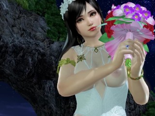 Dead or Alive Xtreme Venus Vacation Kokoro Mini Wedding Dress Nude Mod Fanservice Appreciation