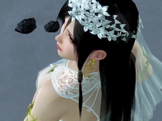 Dead or Alive Xtreme Venus Vacation Kokoro Mini Wedding Dress Nude Mod Fanservice Appreciation