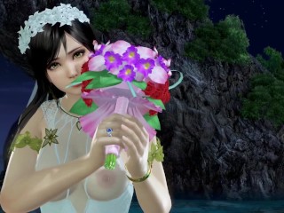 Dead or Alive Xtreme Venus Vacation Kokoro Mini Wedding Dress Nude Mod Fanservice Appreciation