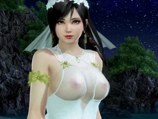 Dead or Alive Xtreme Venus Vacation Kokoro Mini Wedding Dress Nude Mod Fanservice Appreciation