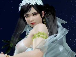 Dead or Alive Xtreme Venus Vacation Kokoro Mini Wedding Dress Nude Mod Fanservice Appreciation