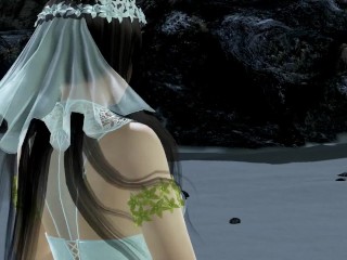 Dead or Alive Xtreme Venus Vacation Kokoro Mini Wedding Dress Nude Mod Fanservice Appreciation