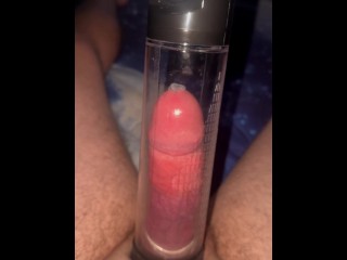 Pumping and stroking until my cock goes black and blue. 4K 120FPS #31