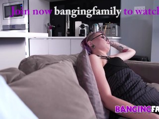 Banging Family - a Cute Teen is Fucked HArd by her Step Brother's Big Cock