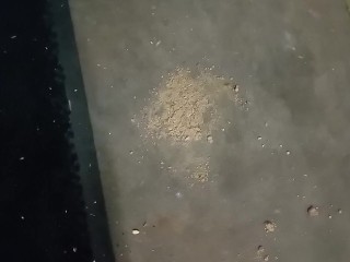 Dog Biscuit Walkover Grind Crush & Trample, size 11 dirty boots 89kg 👣👣