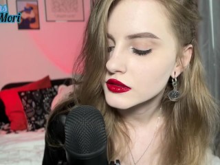 ASMR Vampire eating, nails, plastic and stones