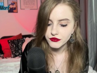 ASMR Vampire eating, nails, plastic and stones