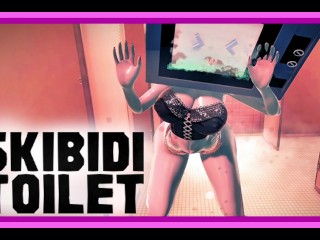 Skibidi Toilet - TV Woman gets wet with seeing you
