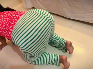 Huge Booty Saudi Beautiful Stepmom Stuck Under Bed & Want Anal Fuck From Stepson When She Clean Room