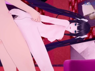 Tairitsu and I have intense sex in a secret room. - Arcaea Hentai