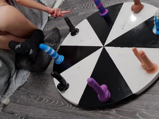 Wheel Of Fortune? NO - Wheel Of DILDOS!