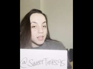 Goddess Sweet Tinks - Verification Video (For Femdom/Findom, Paypigs, Whalesubs, Footslaves, etc)