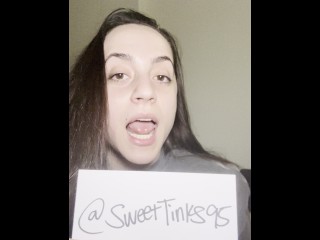 Goddess Sweet Tinks - Verification Video (For Femdom/Findom, Paypigs, Whalesubs, Footslaves, etc)