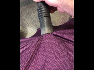 My Garage Vacuum Discreetly Sucks My Cock Through My Shorts Until I Remove Them Completely