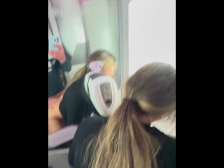 Quick anal fuck dans le train