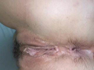 Blowjobs, cumshots and pussy grool, slowly tongue action and foreskin
