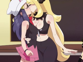 Pokemon Dawn Fucks her friend from the series