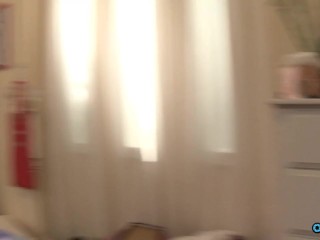 Sweet hottie gets her pussy pleased with a dick and tongue